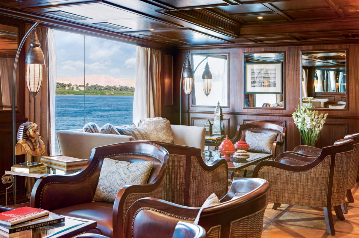 Restaurant aboard the MS Tosca Nile Cruise Nile cruise